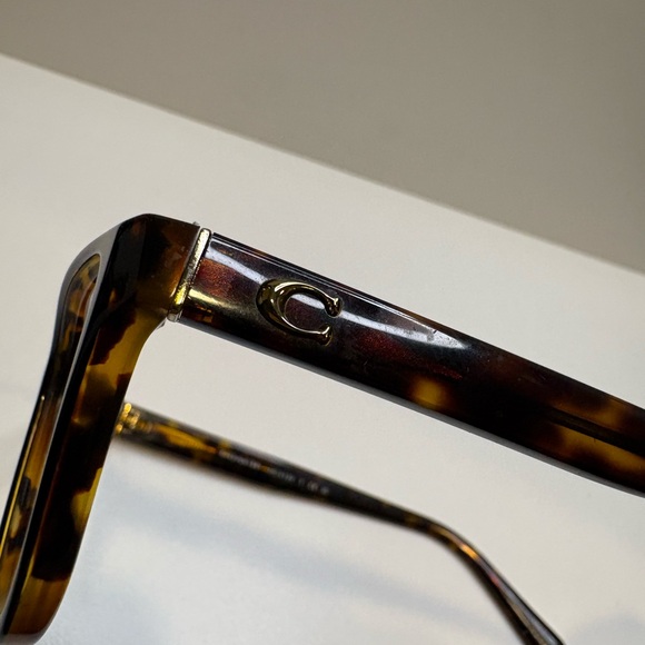 FRAMES ONLY - COACH HC 6129 - 5446 (BLACK/TORTOISE) 54•16•140 - Picture 7 of 11